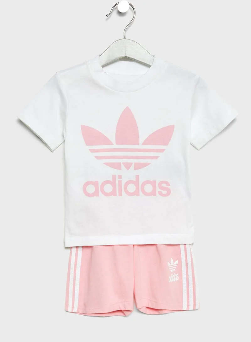 adidas Originals Infant adicolor Trefoil Set