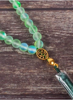 The Black Pearl Accessories Fabulous Green Opal Stone Prayer Bead of 33 Beads  - Image 3