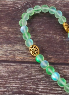 The Black Pearl Accessories Fabulous Green Opal Stone Prayer Bead of 33 Beads  - Image 2