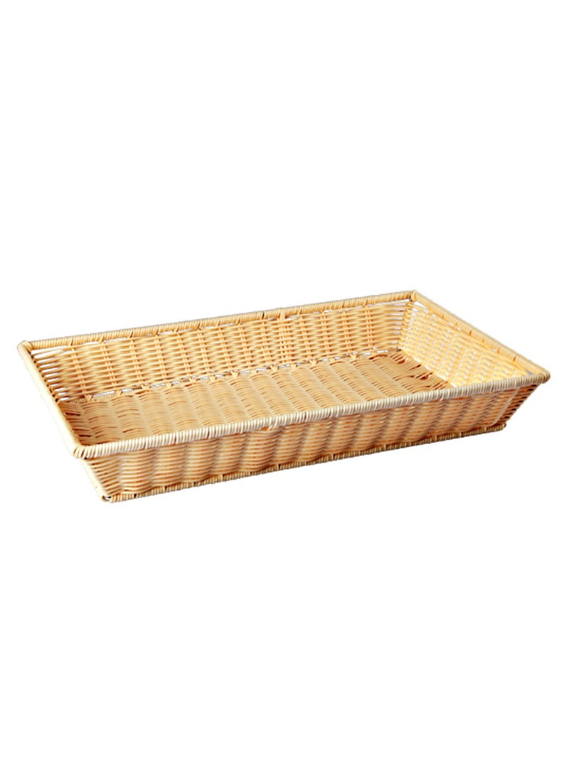 Sunnex Sunnex Rectangular Rattan-Style Basket & Serving Tray  - Image 1