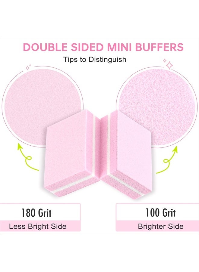 Mini Nail Buffer Blocks, 100/180 Grit Sponge Buffing Sanding Block File Manicure Tools Bulk 50Pcs (Pink) - pzsku/Z0C56992892E6EC117349Z/45/_/1717014618/8e5fe649-d5c2-420e-b9e8-a156d52f4505