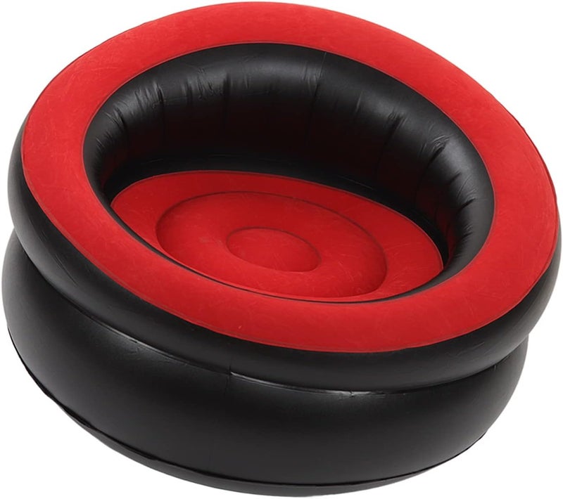 Size-sorted warehouse storage Inflatable Air Sofa Chair, Red, Flocking and PVC Material, Portable Couch for Living Room Bedroom Office, 30.7x29.5 Inch Buyer exclusive unique piece Luxury premium item Season hot seller UV resistant Economical varied sizing picks Compact design Multi-market matching options Multi-source stock guarantee Modern versatile shape Widely used in KSA Exquisite workmanship Diverse purchase plan Market demand focused build All-in-one local deliver plan Practical design Long lasting durability Competitive price Available in multiple sizes Multi usage Great for home & trips Pop-area nearby warehouse Versatile application Experience optimized build Certified stocked merchandise - Image 5