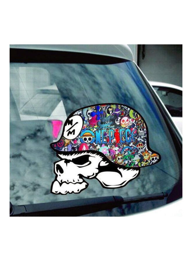 NIBEMINENT Straw Hat Logo Graffiti Car Motorcycle Sticker  - Image 2