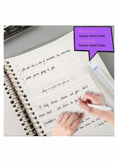Y&D 3 Pack Standard Planner Refill Mini Binder Refills 7hole 80gsm Thick Paper Pocket 178x69mm 40 Sheets  - Image 2
