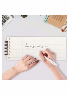 Y&D 3 Pack Standard Planner Refill Mini Binder Refills 7hole 80gsm Thick Paper Pocket 178x69mm 40 Sheets  - Image 3
