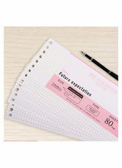 Y&D 3 Pack Standard Planner Refill Mini Binder Refills 7hole 80gsm Thick Paper Pocket 178x69mm 40 Sheets  - Image 5