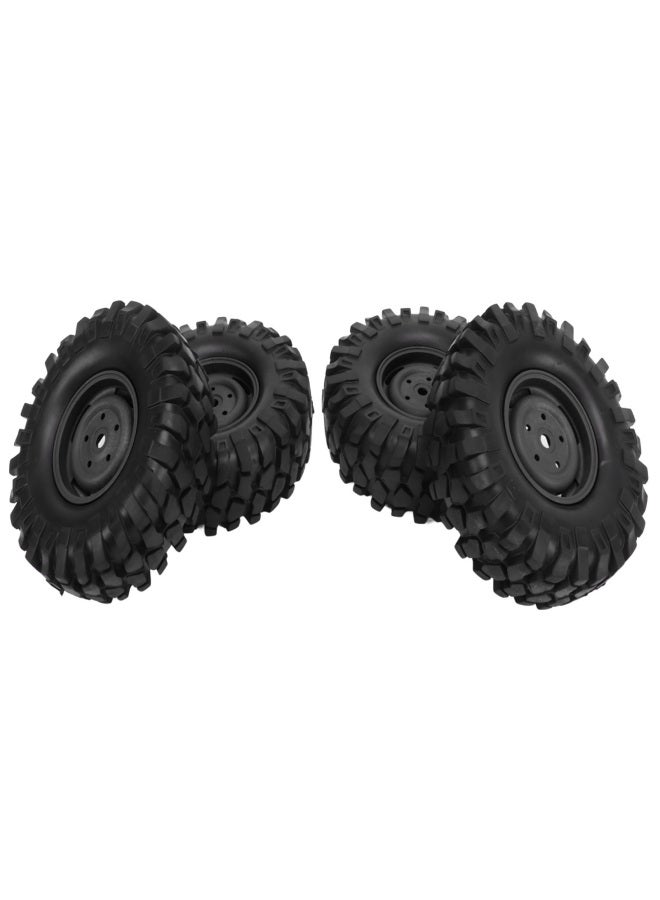 4PCS RC Off Road Vehicle Tires 1.9 Inch Universal Rubber RC Wheels and Tires for RC Off Road Vehicle Climbing Car Black - Image 4