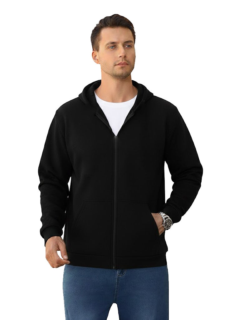Long Sleeve Casual Solid Basic Hoodie Sweatshirt - Image 2