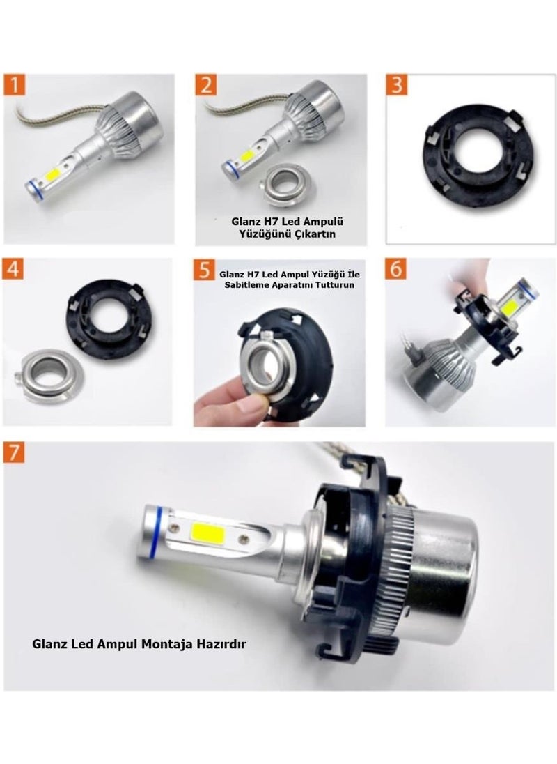 Glanz - Kia Cerato LED Xenon H7 Connection Fixing Mounting Apparatus - Image 1