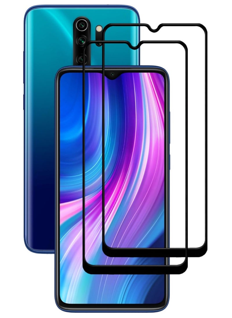 ACLIX 2 Pieces Antistatic ESD Dustproof Premium Quality High Definition Tempered Glass Screen Protector Designed For Xiaomi RedmiNote 8 Pro - Image 1