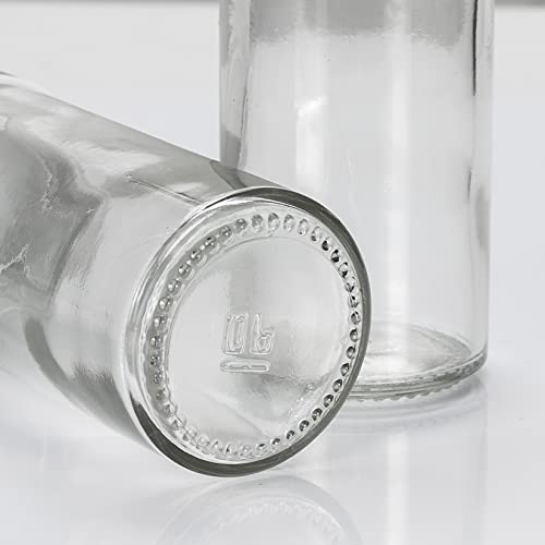 Tianifa 2 Pcs Glass Spice Jars/Bottles - 3oz Empty Round Spice Containers with Airtight Metal Caps with Shaker Lids (2, clear) - Image 3