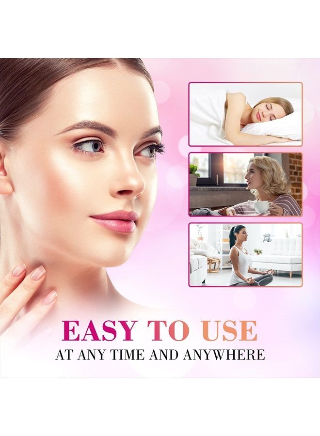 Venus Visage قناع رفع الوجه على شكل V - حزام قابل لإعادة الاستخدام لتقليل الذقن المزدوجة للنساء، حزام تنحيف الفك، قناع رفع الذقن لخط الفك المحدد، حزام الذقن لرفع الوجه وشد الذقن على الطريقة الكورية - Image 4