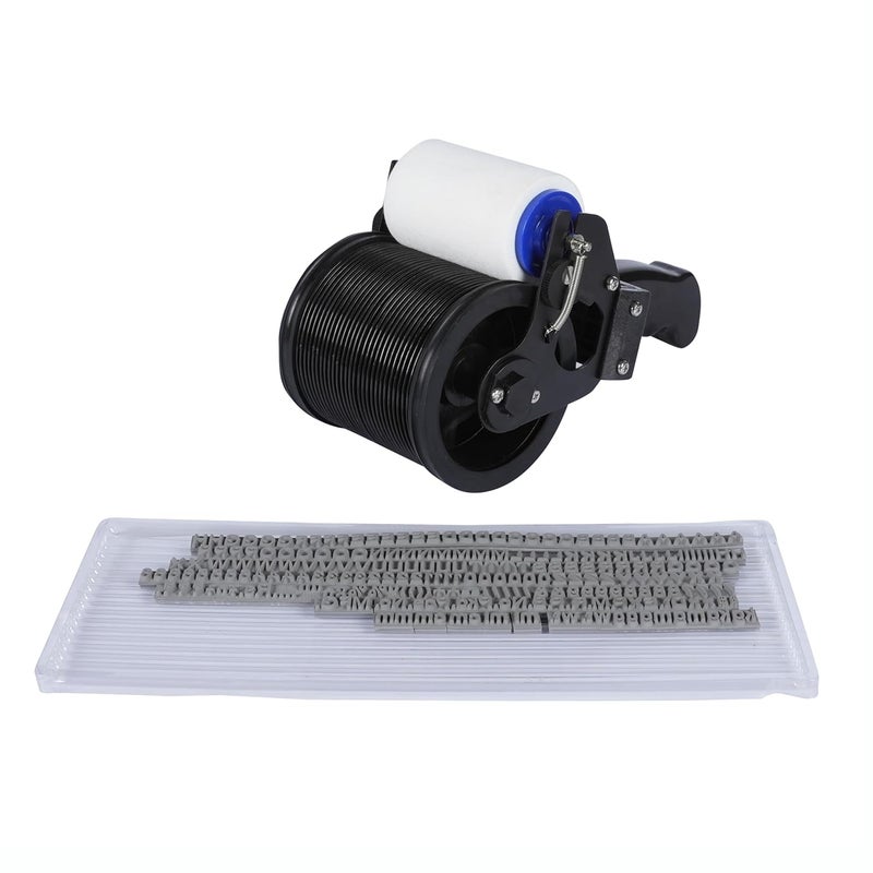 Smartpack Handy Coder Machine for Batch No. MFG. MRP. EXP. Date Printing on Laminated and without Laminate Carton Box | Handheld Coder Printer | Coder Size - 4 INCH With 8MM Letter Set - Image 1