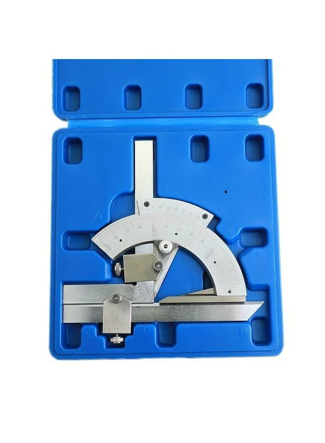 0 320 Degree Pointer Angle Gauge Precision Steel Vernier Ruler Rust Proof Industrial Measuring Tool - Image 1
