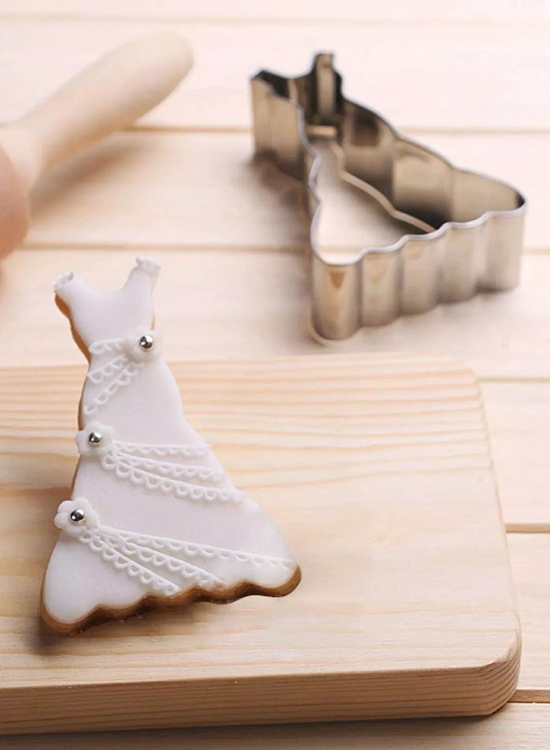1pc Dress Shaped Cookie Mold  - Image 1