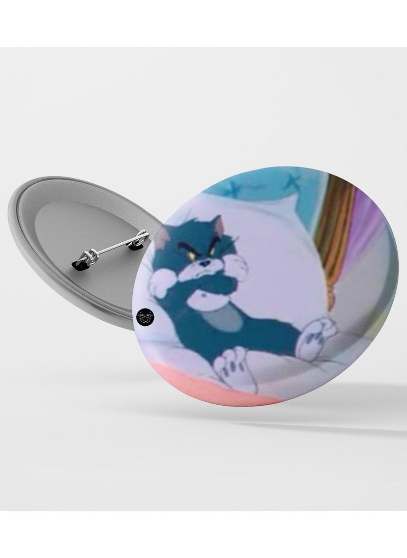 Reeman Design Brooch with Tom and Jerry design 