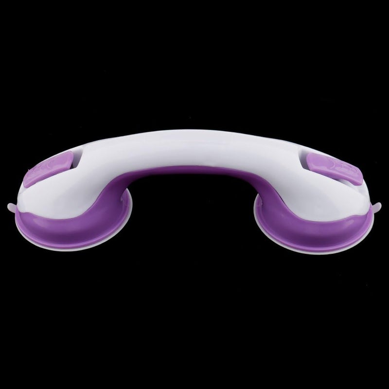 klarako 11" Strong Suction Cup Helping Handle Safety Grab Bar Handrail Bath Tub Bathroom Shower Armrest for Children Elderly  Purple, as described - Image 5