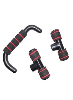 YOMA Push Up Bar Stands I-Type Handles Fitness Equipment Gym Home Muscle Training  - Image 4
