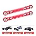 POLANTA Aluminum Alloy Steering Links Upgrade Parts for Arrma 114 Typhon Grom 118 Granite GromReplaceARA340208 Red - Image 4