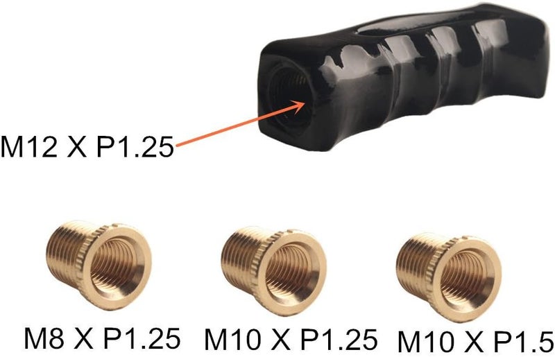 JGR Universal Gun Grip Handle Shift Knob for Manual Gearbox - Black - Image 2