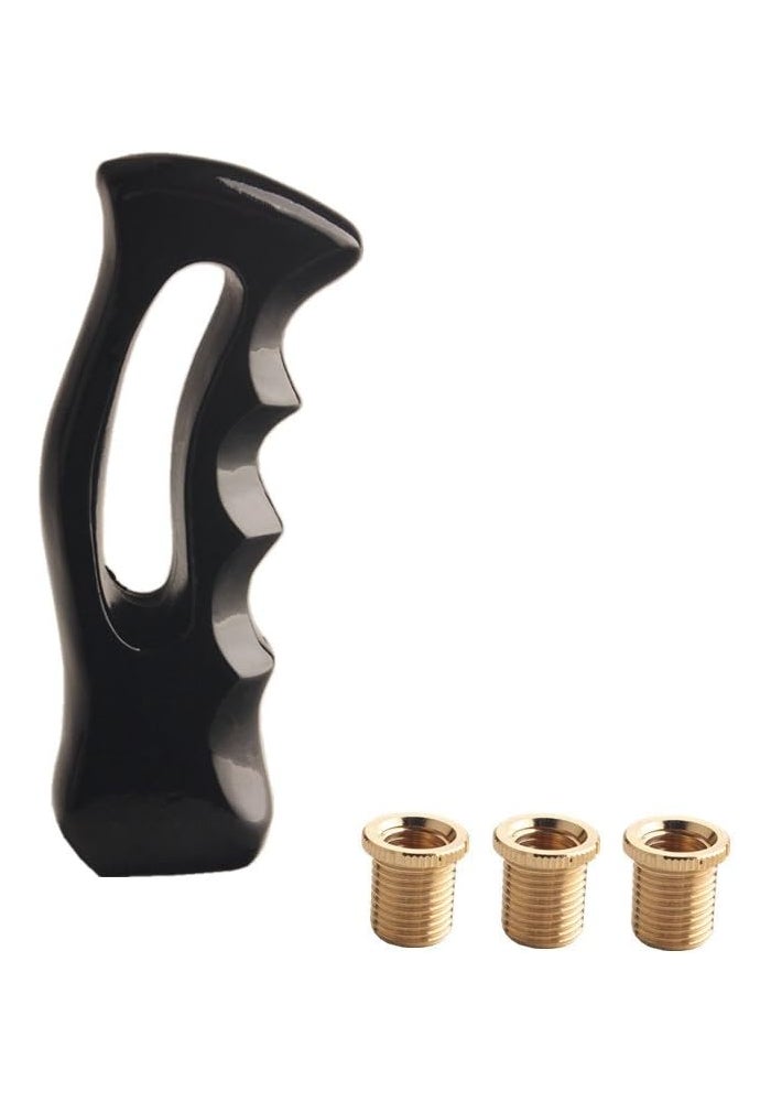 JGR Universal Gun Grip Handle Shift Knob for Manual Gearbox - Black - Image 1
