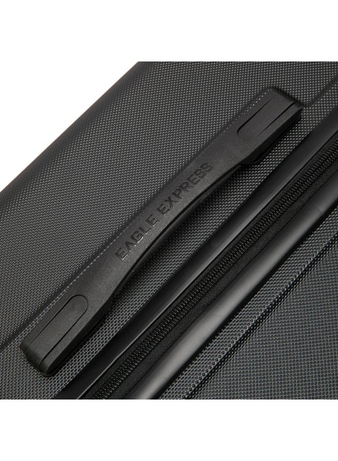 Eagle Express Expedition ABS Hard Trolley Luggage Set - 3 Pieces (20/24/28 Inch) - Black - Free Protective Cover - 1-Year Warranty - Image 4