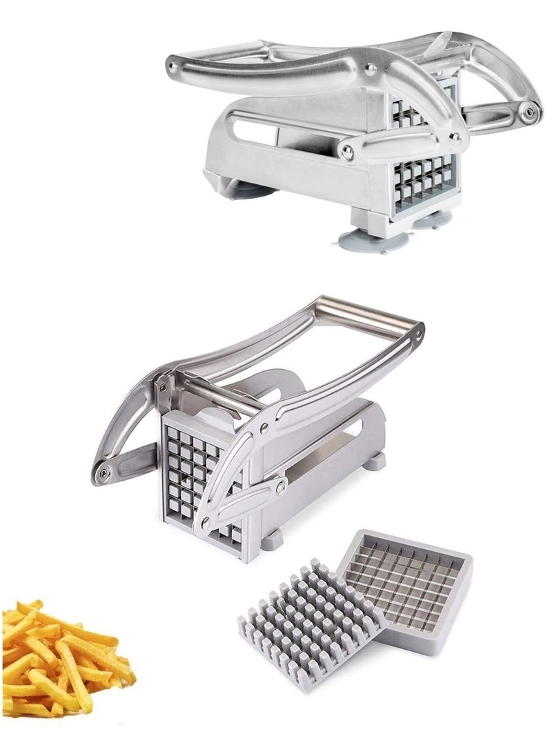 2 Pieces Chip Maker Fries Slicer French Fry Cutters French Fries Tool Potato Chipper - Image 1