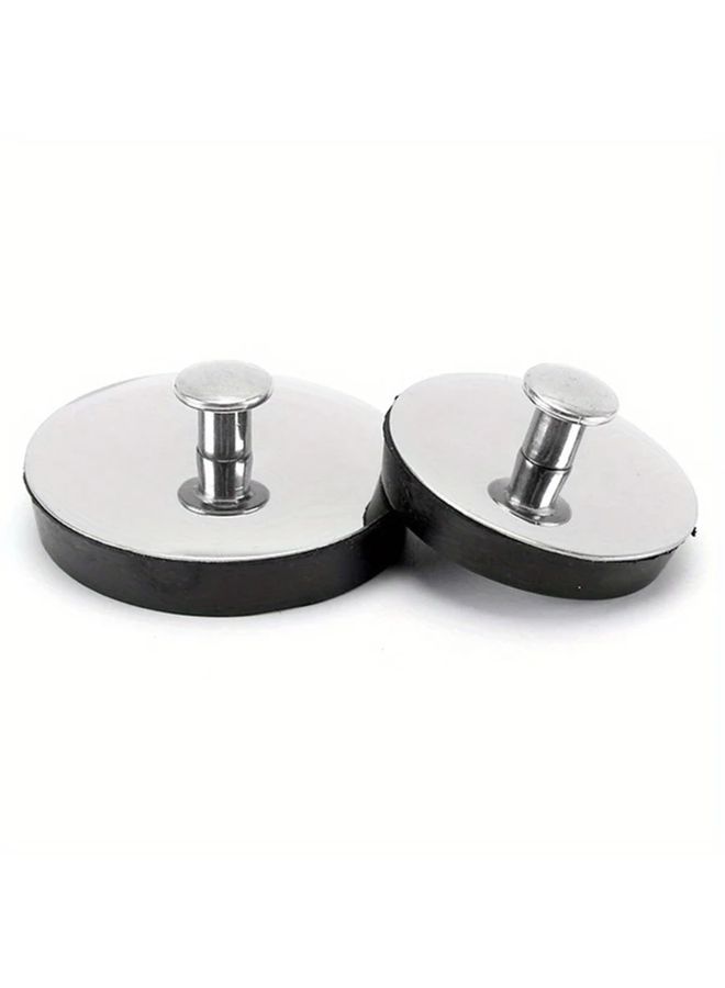 Stainless Steel Universal Bath Plug Cap With Convenient Handle M Size For Bathtub Sink Drain Stopper - Image 4