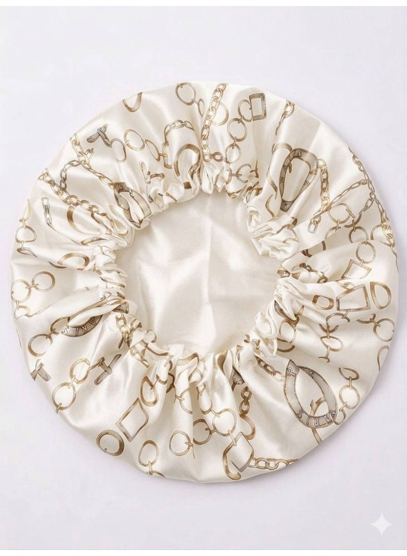 Satin Hair Bonnet Double Layer - Hair Bonnet for Sleeping Bonnets for Women Hats Curly Natural Hair (Color May Vary) - Image 5