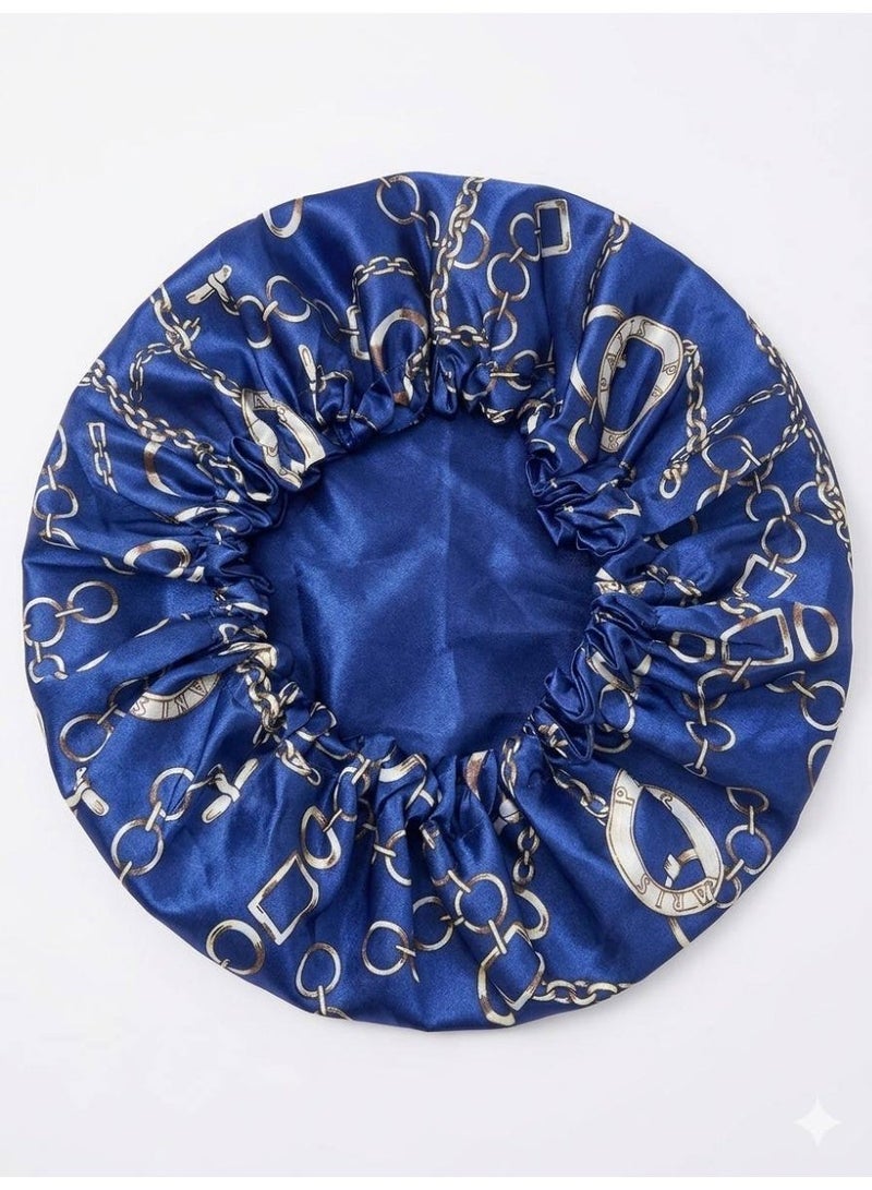 Satin Hair Bonnet Double Layer - Hair Bonnet for Sleeping Bonnets for Women Hats Curly Natural Hair (Color May Vary) - Image 2
