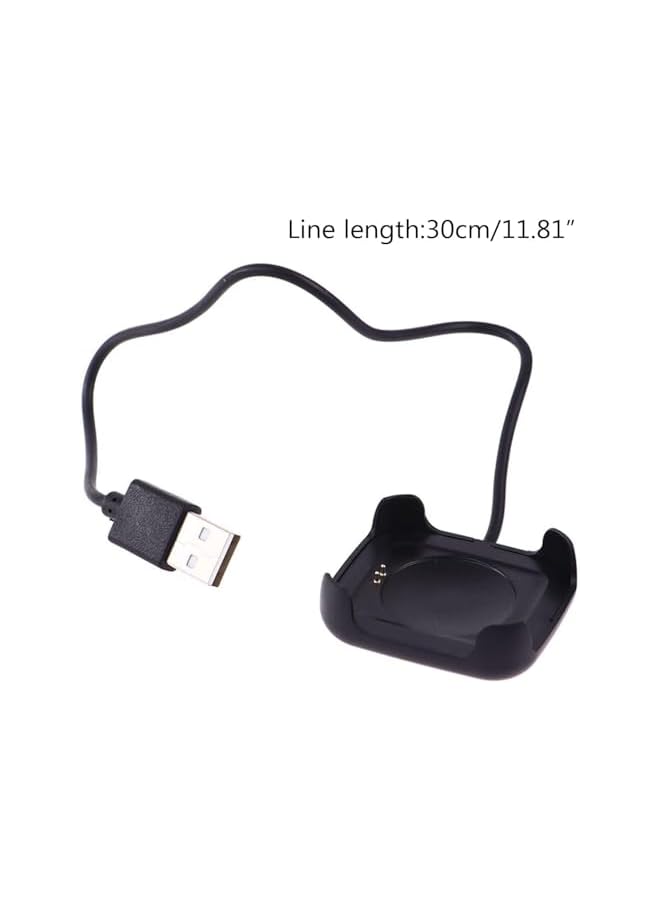 Black Charging Cable Charger Cord for HW22 Smartwatch Intelligent Watch Smart Watch Charger Magnetic,Dock Holder Stand USB Cable Adapter Cables(30cm),Smartwatch Cables & Chargers - Image 3