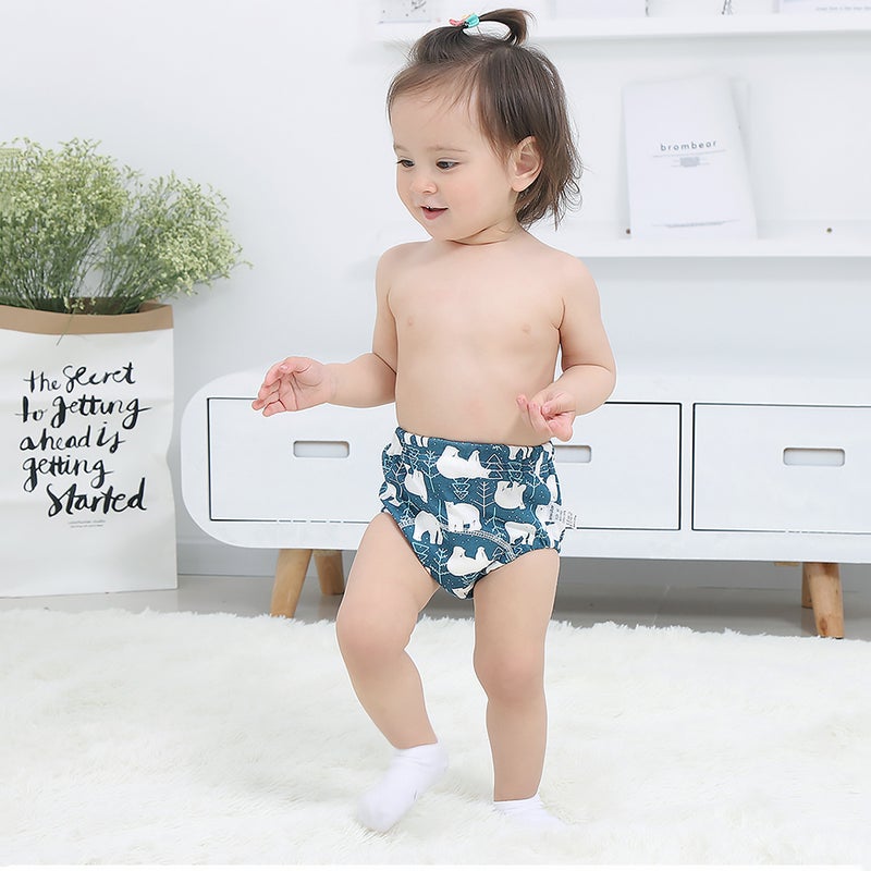 Insular 2 Pcs Training Pants Underwear 6 Layers Breathable Cotton Toddler Potty Training Underwear - Image 2