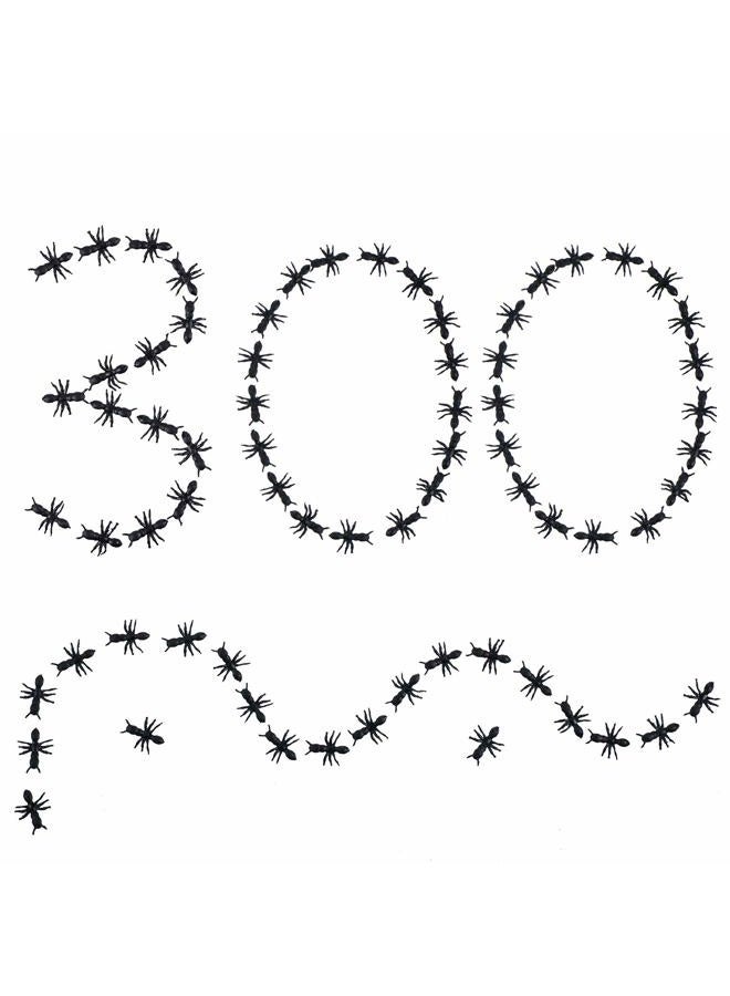 Jovitec 300 Pieces Fake Ants Prank Plastic Black Ant Bugs Joke Toys Realistic Insects for Halloween Party Favors Decoration Props - Image 3
