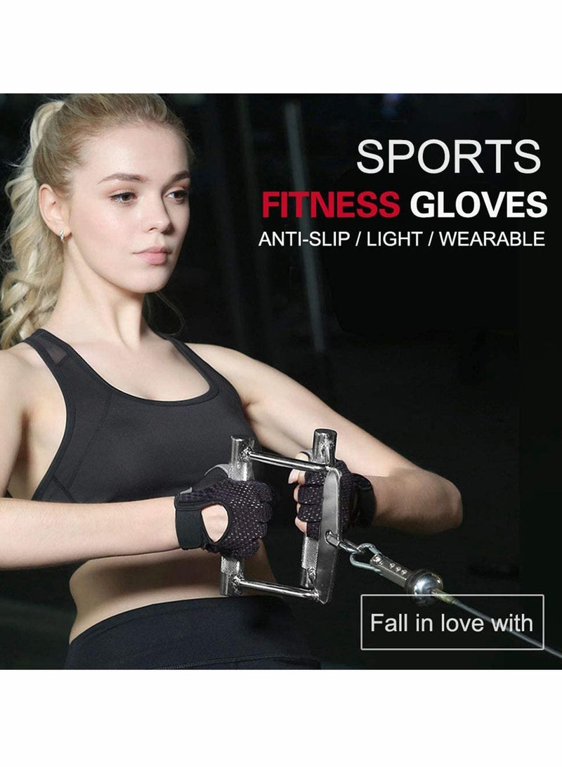 Zikra Gym Gloves Breathable Training Gloves with Microfiber Fabric No Slip - Image 3