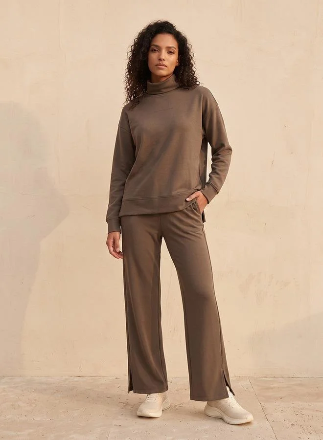 Splash Active #cnf cat# Track Pants with Slit Hem