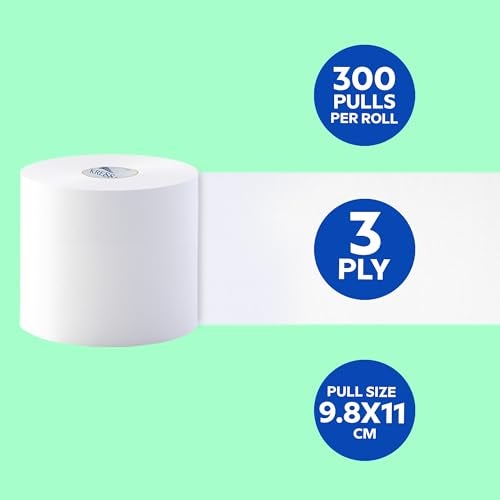 Kressa 3-Ply Toilet Paper Roll | Pack of 12 Rolls x 300 Pulls each | Total 3600 Pulls | Toilet Tissue (Pack Of 1) - Image 2