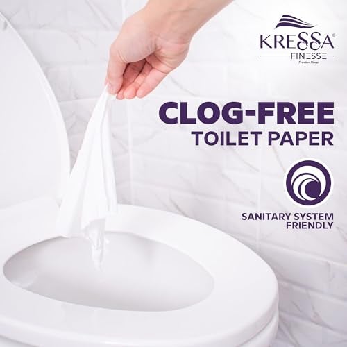 Kressa 3-Ply Toilet Paper Roll | Pack of 12 Rolls x 300 Pulls each | Total 3600 Pulls | Toilet Tissue (Pack Of 1) - Image 5