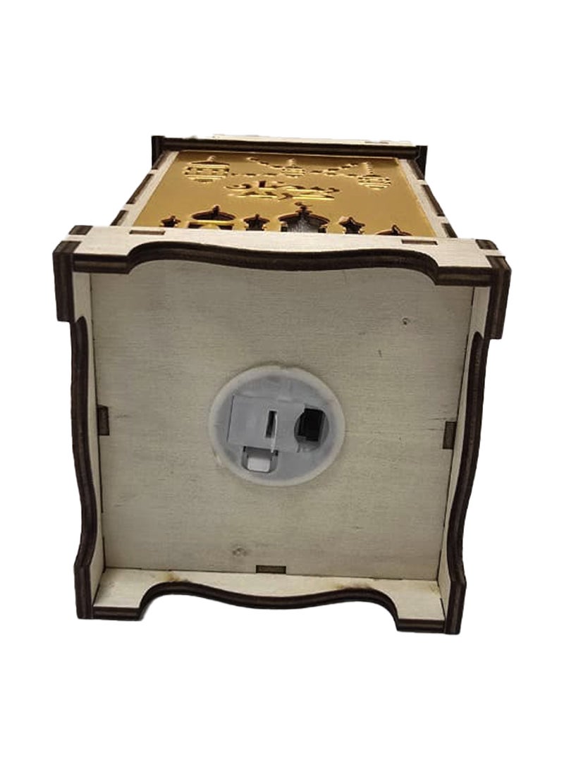 Yuwell Wooden Ramadan Lantern Ramadan Kareem Decoration Light Eid Decoration Lantern Lamp For Indoor And Outdoor Use Decoration Ramadan Light - Image 5
