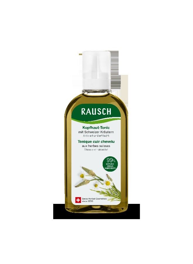 RAUSCH Herbal Hair Tonic (200 ml) – Revitalizing Scalp Treatment for Normal Hair, with Swiss Herbal Extracts, Leave-In Formula 200ml - Image 1