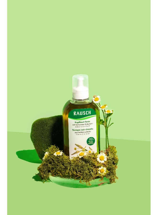RAUSCH Herbal Hair Tonic (200 ml) – Revitalizing Scalp Treatment for Normal Hair, with Swiss Herbal Extracts, Leave-In Formula 200ml - Image 2