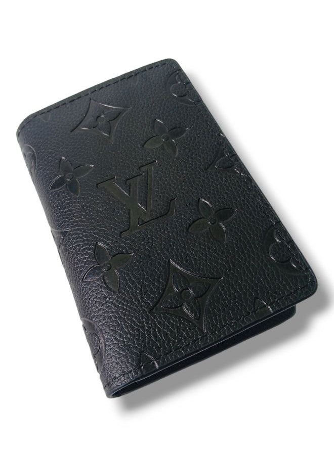 Generic - Luxury Split Leather Bi-Fold Card Holder - Sleek, Secure, and Stylish - Image 1