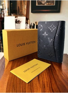 Luxury Split Leather Bi-Fold Card Holder - Sleek, Secure, and Stylish