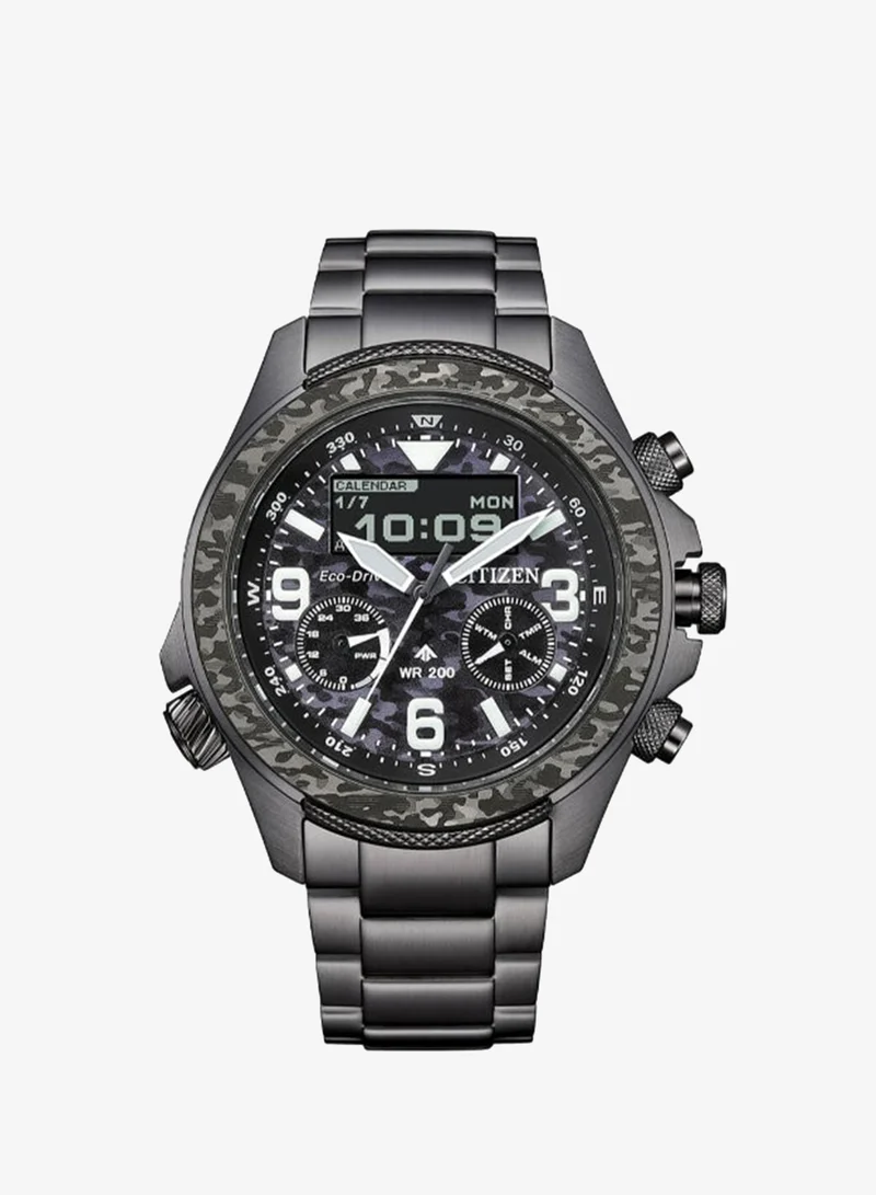 Citizen Men's Stainless Steel with Grey Plating/Nylon (CORDURA®) Promaster Men Watch JV1008-63E - 44 mm
