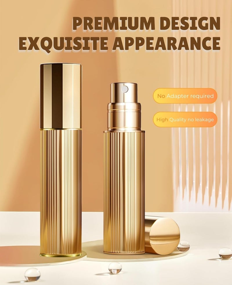 BRARIOS Travel Perfume Atomizer Refillable,Empty Portable Cologne Dispenser,Mini Aftershave Sprayer for Men and Women(Red 5ML) - Image 1