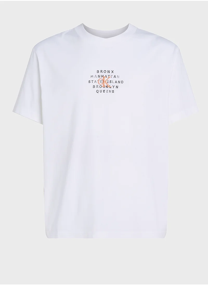 Calvin Klein Jeans NYC STAMP GRAPHIC TEE