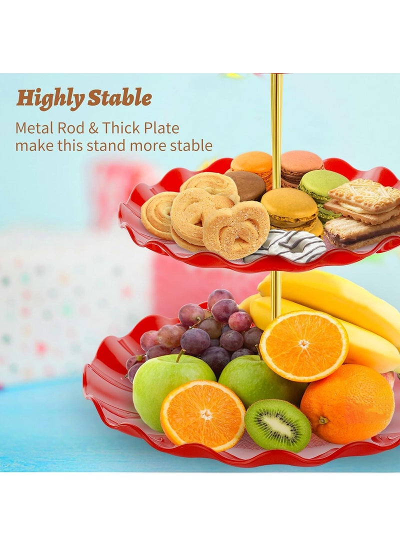 Y&D Three Layer European Style Multi Layer Removable Fruit Dessert Plate - Image 3