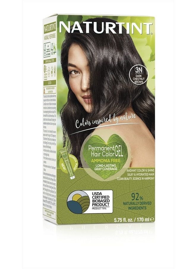 NATURTINT NATURTINT 3N Dark Chestnut Hair Color, 5.75 FZ  - Image 1