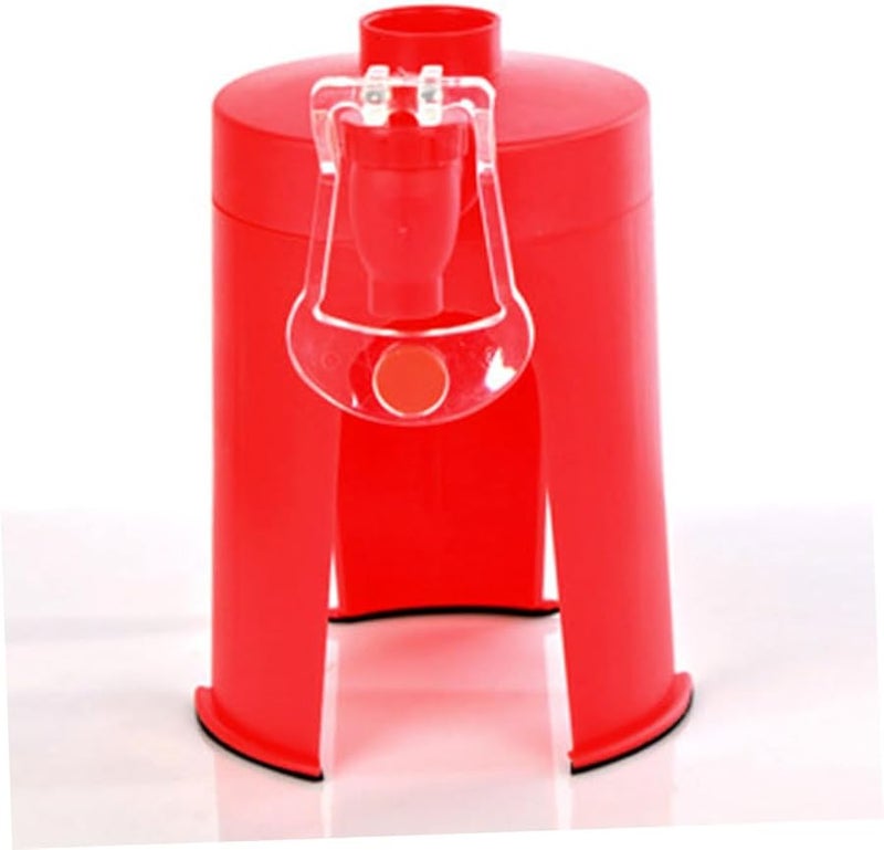 Red Creative Soda Water Drink Dispenser Faucet 2pcs Food Grade Desktop Beverage Device - Image 3