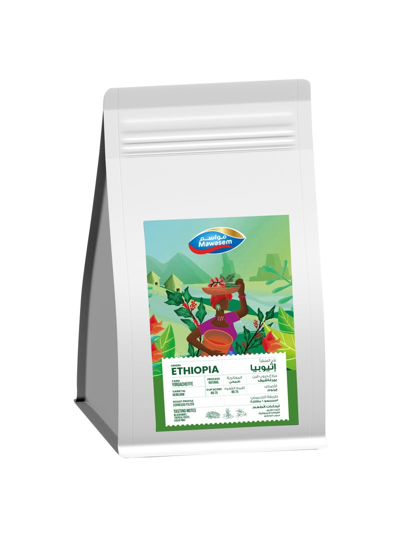 Mawasem Specialty Coffee Beans - Ethiopia Yirgacheffe (500g) - Image 1