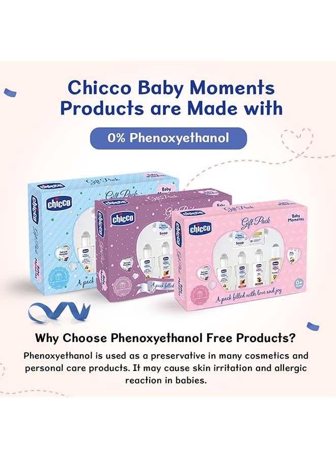 Chicco Baby Caring Set (Pink) Medium Soap 75 G + Gbw 50Ml + Lotion 50Ml + Talc 75G + Baby Cream 50G + Shampoo 50Ml + Massage Oil 50Ml - Image 5